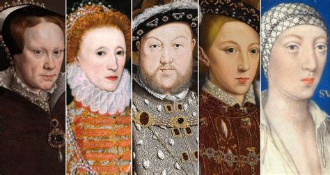 henry the 8th's children.